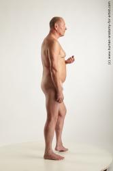 Nude Man White Standing poses - ALL Chubby Short Grey Standing poses - simple Standard Photoshoot Realistic